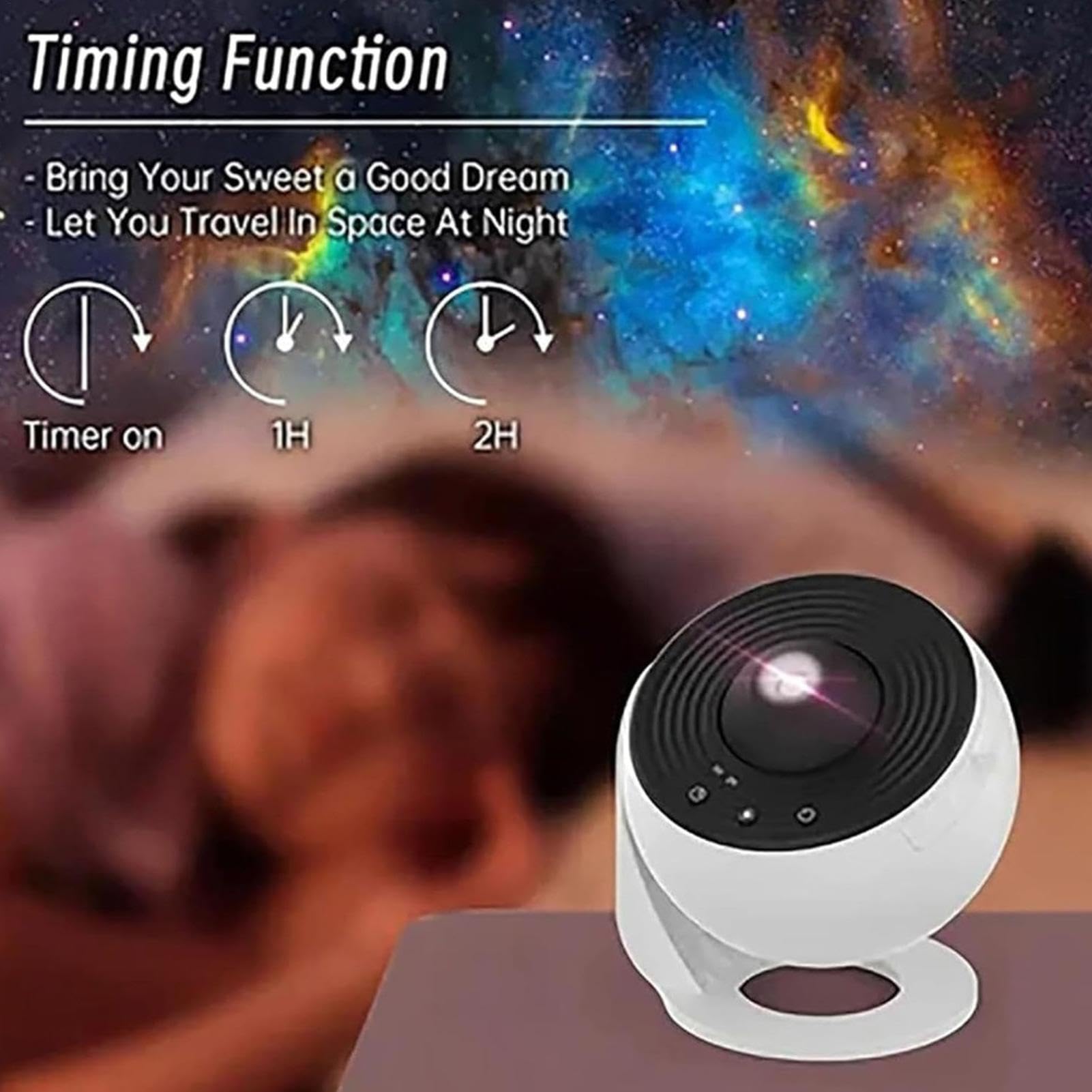 Proiettore di luce notturna a forma di stella, 13 in 1, proiettore, luce notturna a soffitto con stelle stellate, lampada a LED con timer per adulti, tutte le età, amici