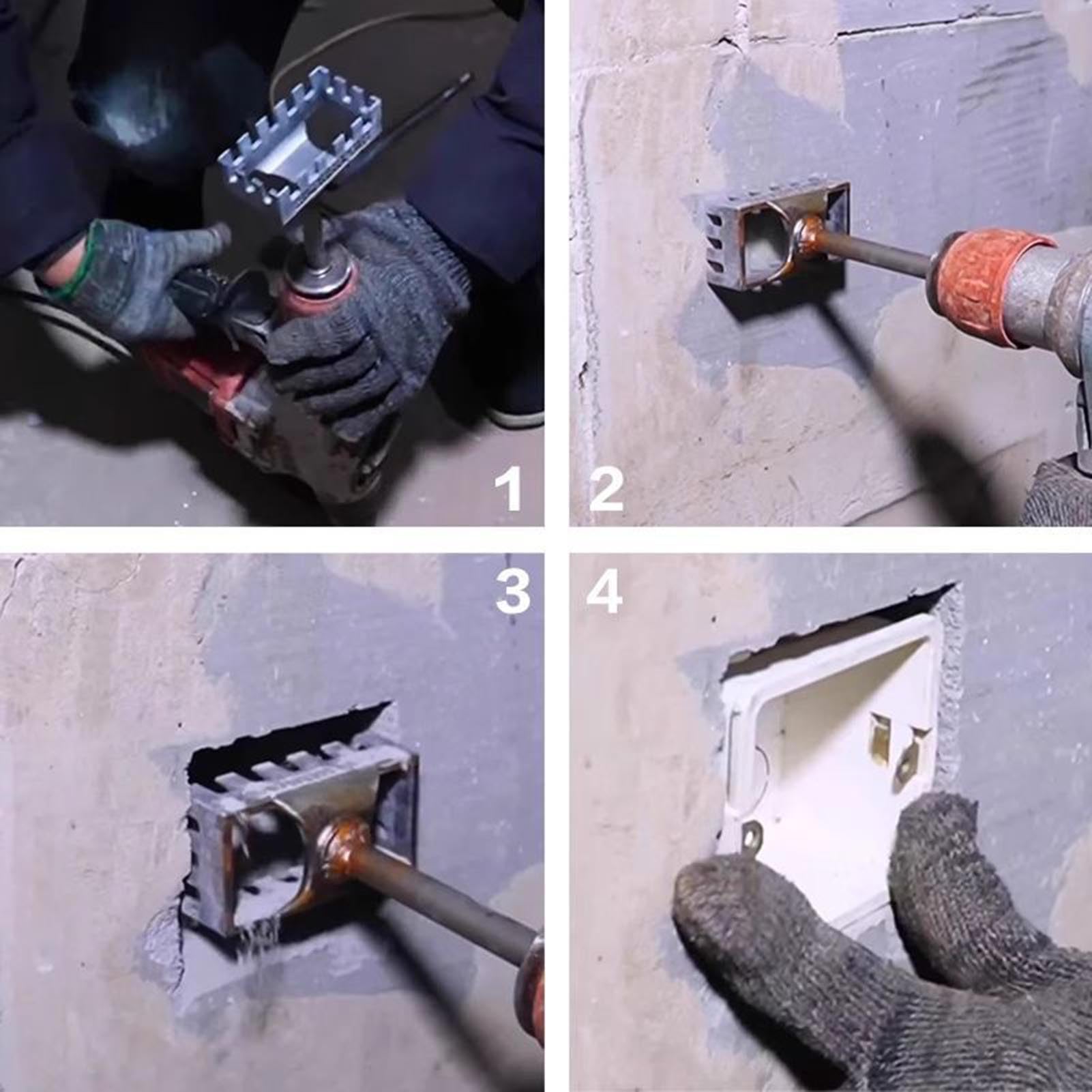 Cortador de ranuras secas de Building-Four-Four | Danza de unión | Cortes de acero inoxidable | Cortador de pared de cemento de ladrillo de ladrillo portátil | Para do -it -ylselters, construct