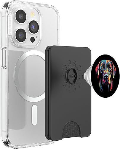 Miniatura 9 de Labrador Retriever - Cara de perro colorida divertida amante del laboratorio, PopSockets intercambiables PopGrip