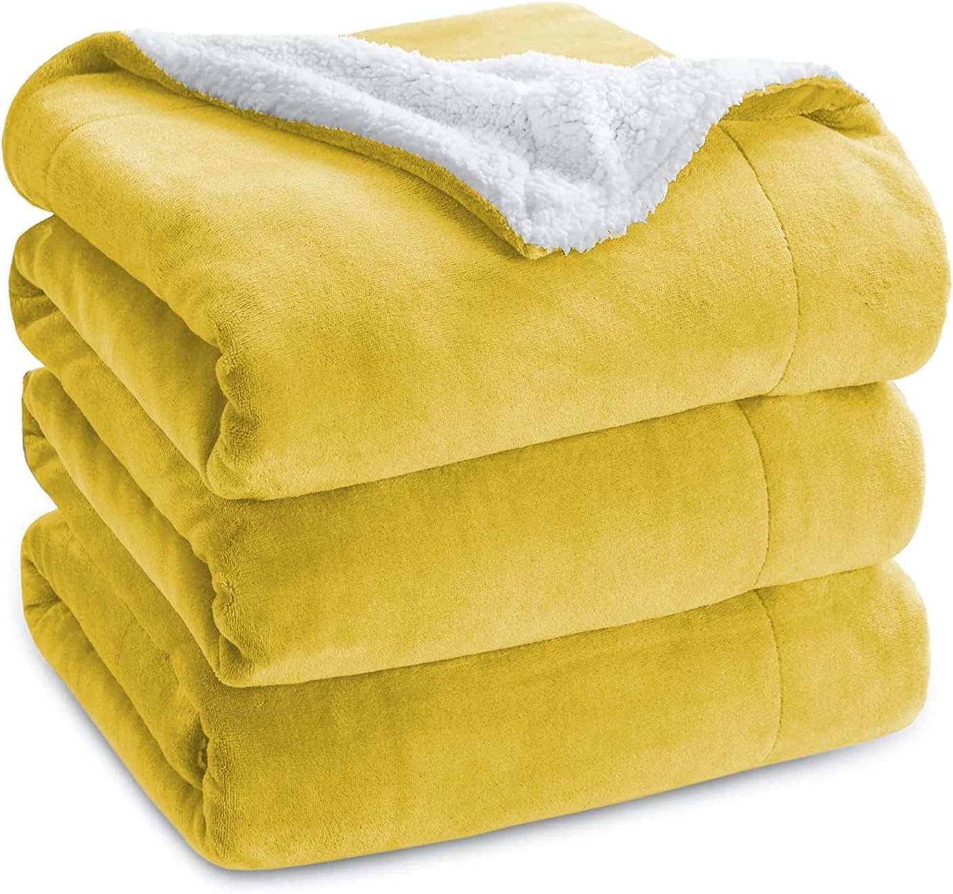 Aspire Homeware Sherpa Fleece Blanket Reversible Plush Soft Fluffy Fleece Blankets Thick Bed