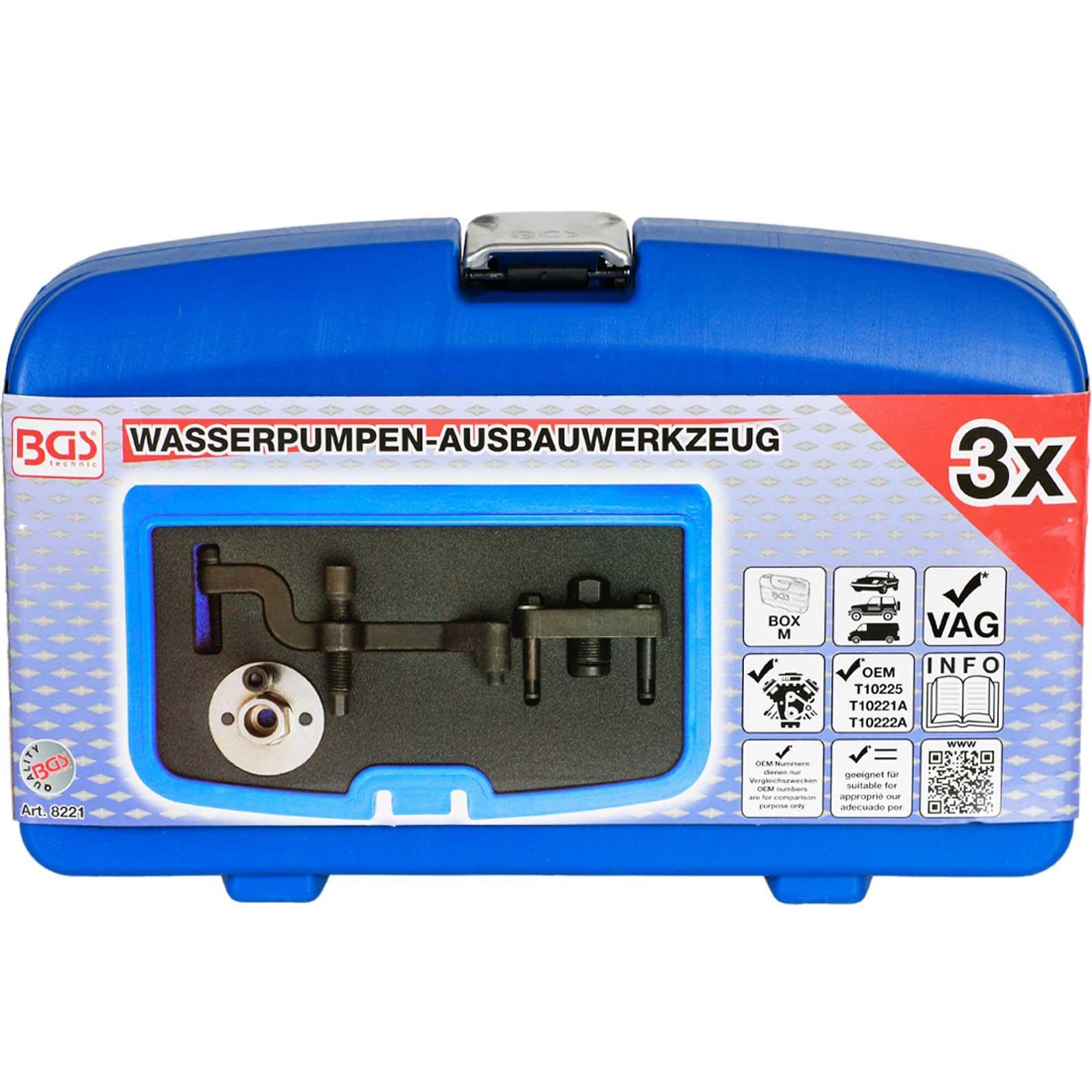BGS 8221 | Water pump disassembly tool | for VW