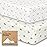 Pack and Play Sheets Fitted - 2-Pack Mini Crib Sheets for Pack N Play Mattress 38x26, Soft & Cozy, Neutral Toddler Playard Bedding, Snug Fitted Mini Baby Crib Mattress Cover Boy, Girl (Nibbles/Bruce)