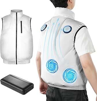 Amazon.co.jp: [TREXPURE] 空調作業服 ペルチェ ベスト 冷却