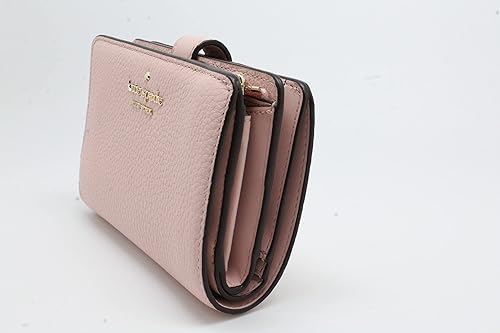 Miniatura 5 de Kate Spade Leila - Cartera plegable con compartimento mediano, color rosa ahumado, Rosa (Rose Smoke), Billetera plegable