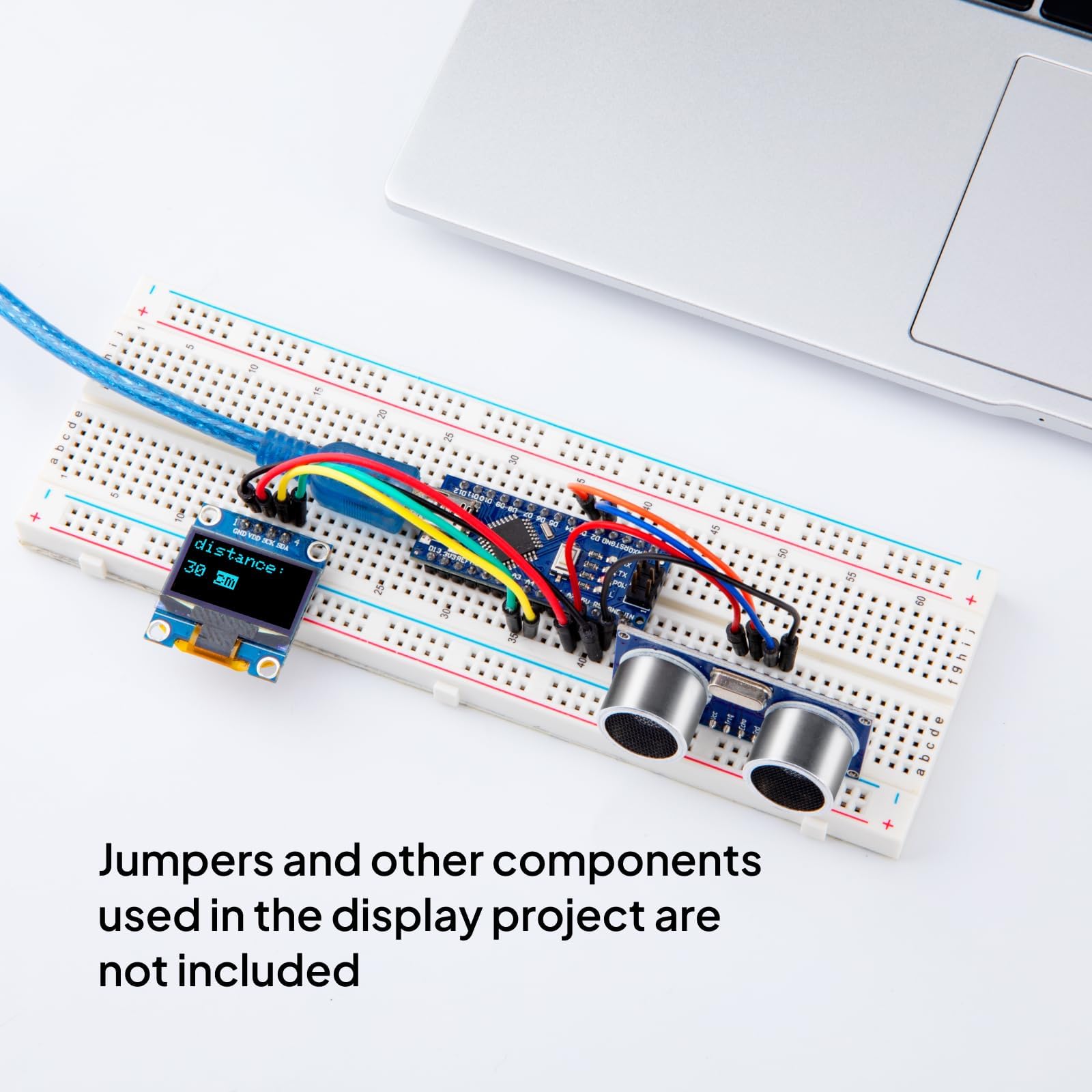 ELEGOO Wstępnie lutowana tablica nano z nagłówkami CH 340 kompatybilna z Arduino (Nano x 3 kable USB)