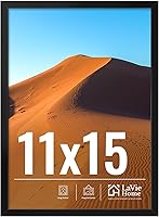 Vista 121 de LaVie Home Marco de fotos de 2 x 3, marco de fotos negro de 2 x 3 con plexiglás HD, marco de visualización de 2 x 3, 1 paquete, colección clásica