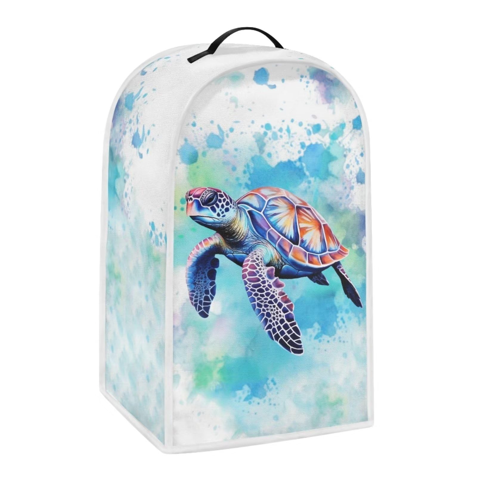 DISNIMO Boho Sea Turtle Blender Covers, Blender Dust Cover Stand Mixer or Coffee Maker Juice Appliance Cover Anti Fingerprint Dust Proof Stain Resistant Blender Cover for Blender Appliance