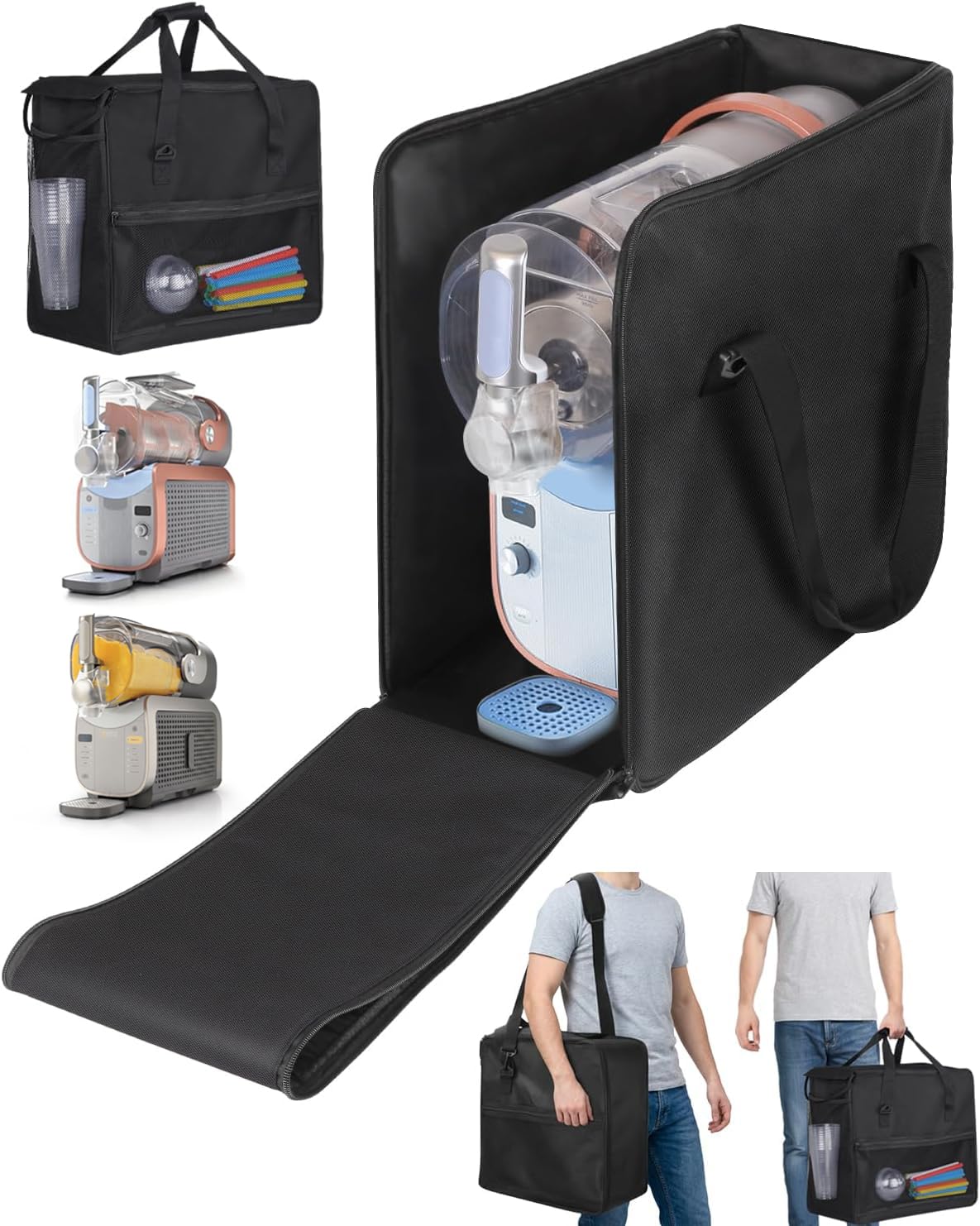 Tiga Carrying Bag for Ninja Slushie Max and XL Series, Travel Cover for Ninja Slushi Machine, Hand Carry Tote Storage Bag for FS605 and FS601 Accessories