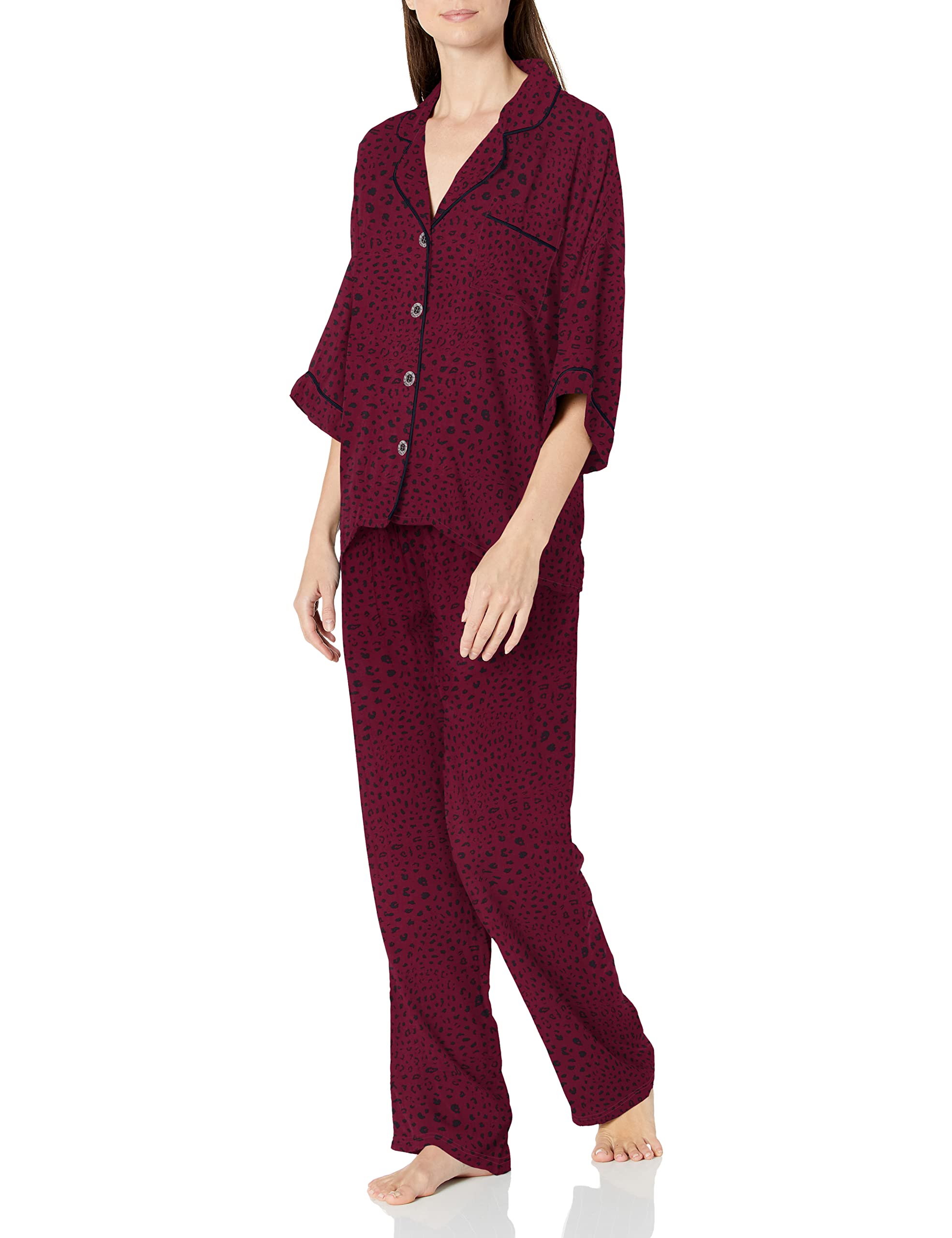 PJ Salvagewomens Loungewear Pristine Sateen Pajama Pj Set Pajama Set