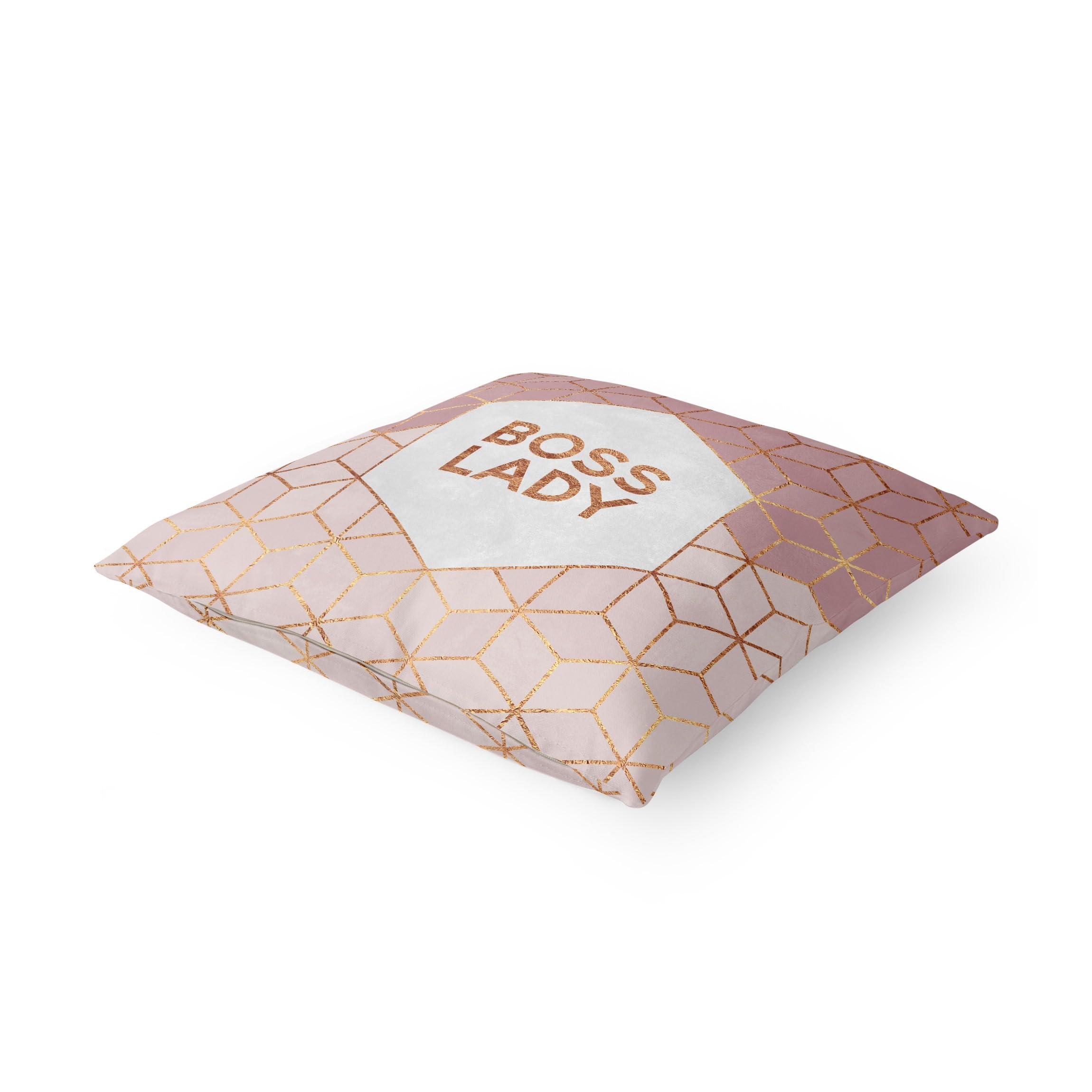 Deko Kissenhülle draußen/Outdoor waschbar Sprüche ohne Füllung Zierkissen - Made in Germany - Geometrisch Bezug rosa Sofakissen Aquarell Abstrakt Outdoor Sofa Bett 1174