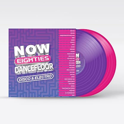 Now That's What I Call 80s Dancefloor: Disco & Electro / Various (Vinil Roxo) por Now That's What I Call 80s Dancefloor: Disco &, capa do álbum