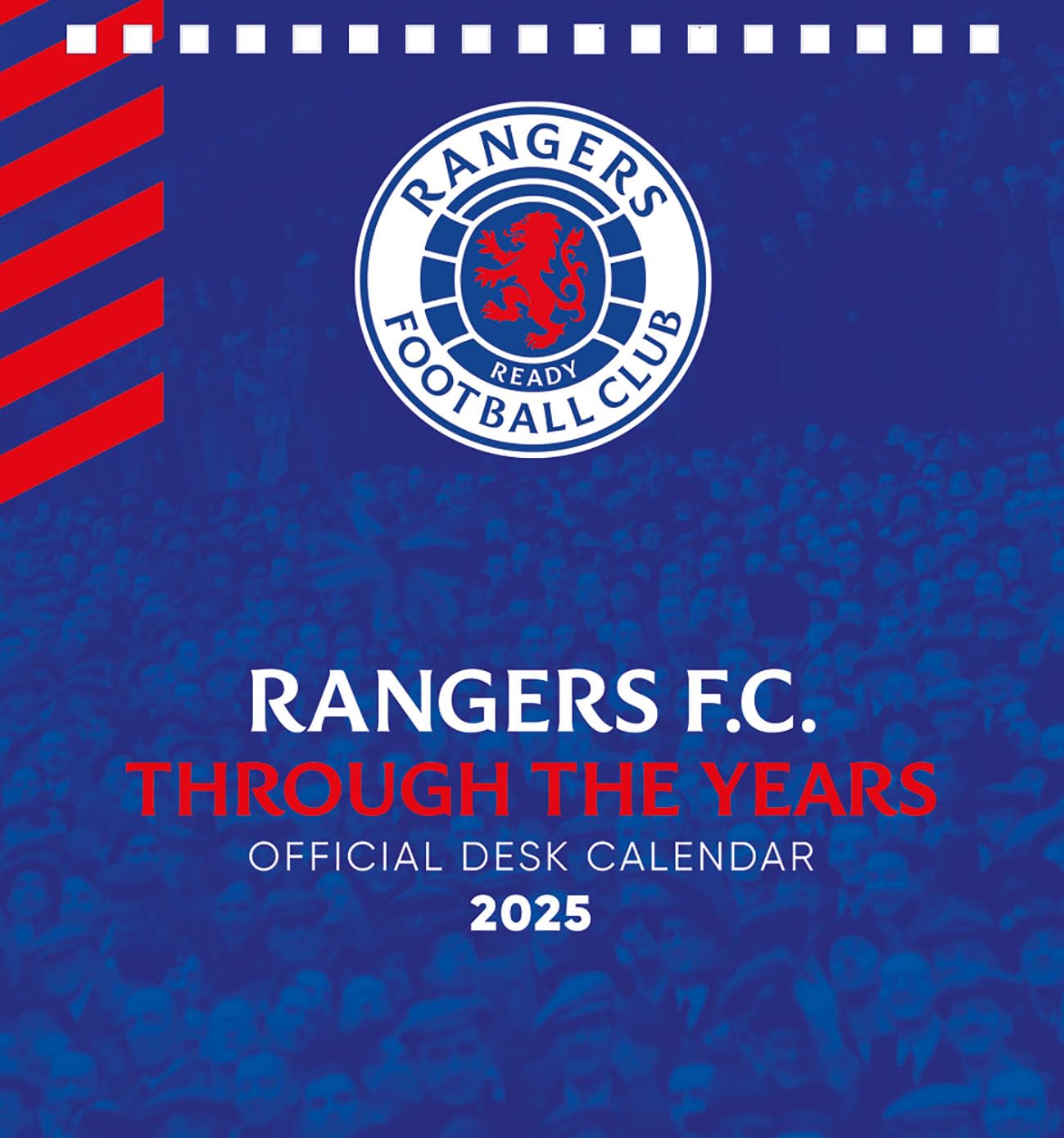 Pyramid International Rangers FC 2025 Desk Calendar – Official Club Merchandise, Featuring Iconic Moments & Historic Highlights, Superior Craftsmanship for Fans