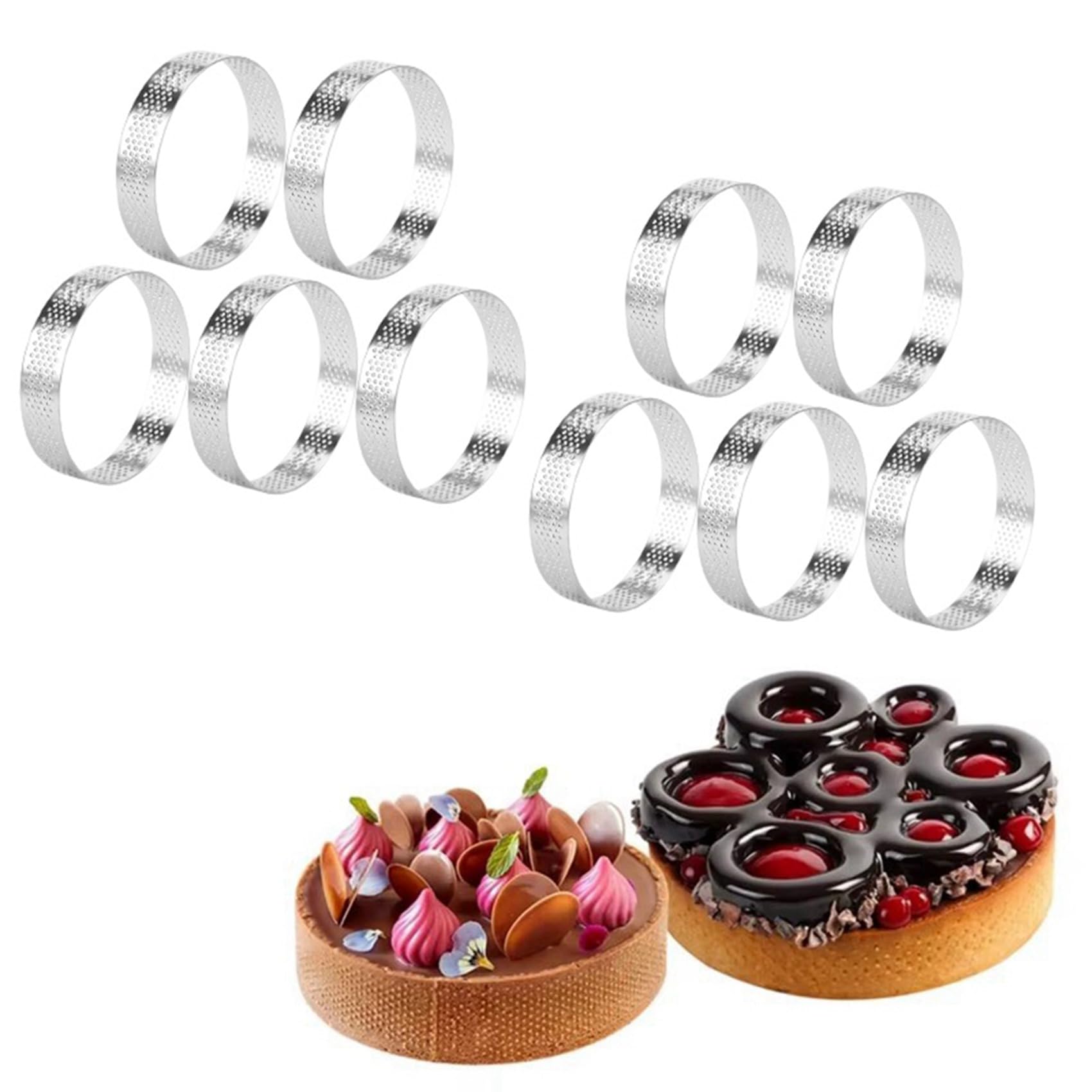 Anneaux à Circulaires 9 cm avec Orifices d'Aération Uniformes