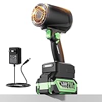 Soffiatore a Batteria Con Motore Brushless: 200km/h Soffiatore per Foglie Con Batteria 4000mAh,spinta fino a 1300G,45000rmp