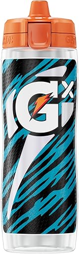 Miniatura 10 de Gatorade Houston Texans Gx NFL - Botellas antideslizantes para apretar, sistema de hidratación Gx y cápsulas concentradas de bebidas deportivas Gx,