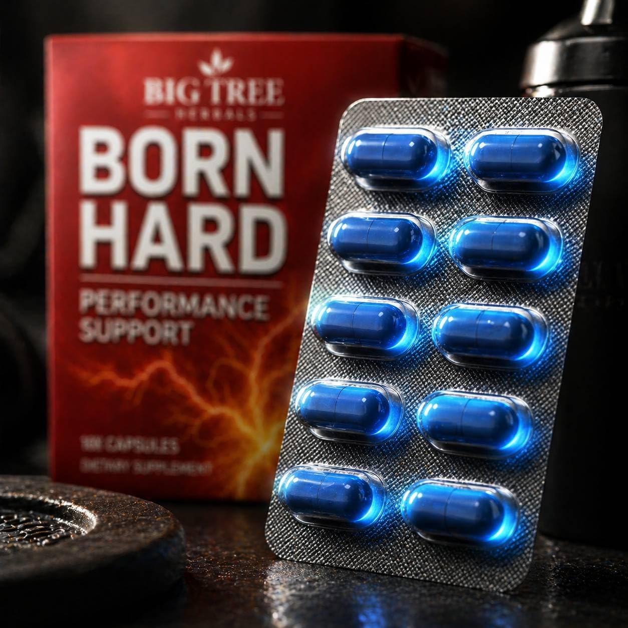 Blended Sports Nutrition Support Supplement for Men - Unleash Your Beast, All Natural Male Energy & Wellness Boost Support - 10 Capsules