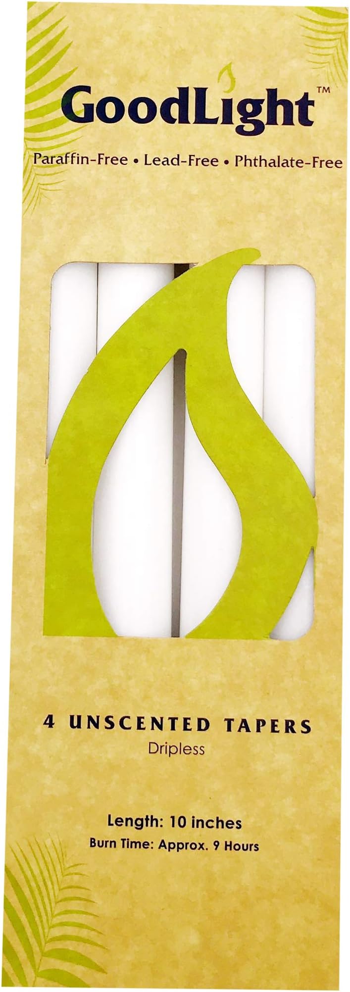 10inch Tapers 4pk, 4 CT