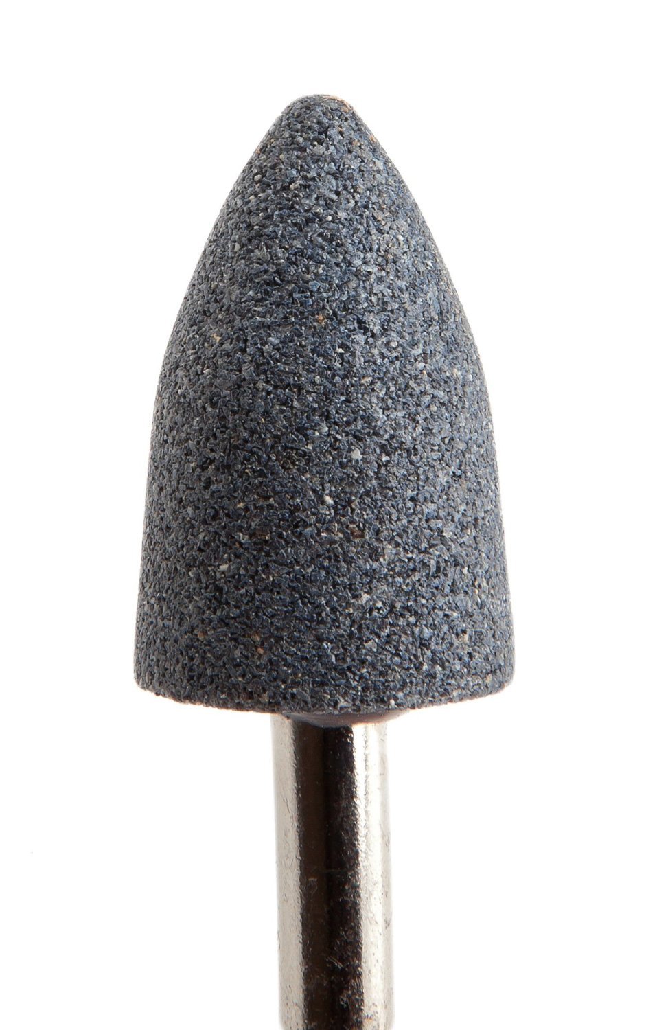 Forney 1-1/4 in. Dia. x 3/4 in. L Aluminum Oxide Stem Mounted Point Cone 38050 rpm 1 pc.