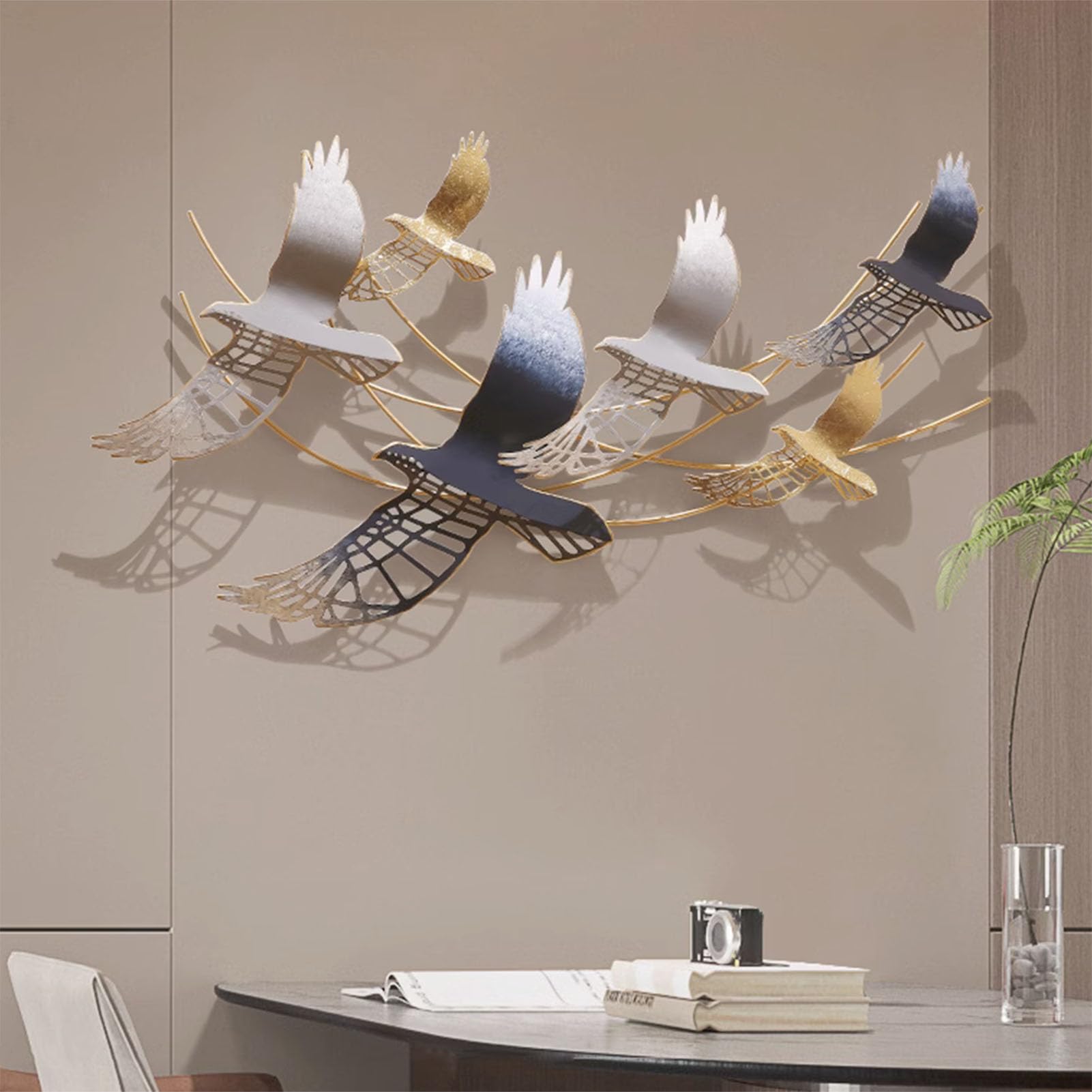 Giant Metal Wall Art Birds Large Multicoloured Parrot Bird Metal Wall