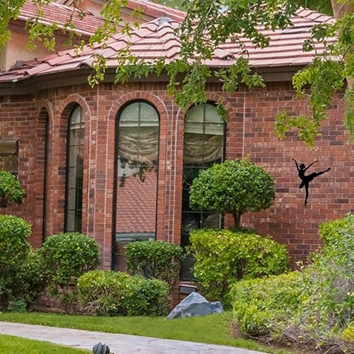 Miniatura 7 de Metal Sign Laser Cut Sign Ballerina Girl Iron Art Wall Sculpture Hanging House Decorative Plaque Home Decor for Bedroom Dance Room Gym Yoga Studio