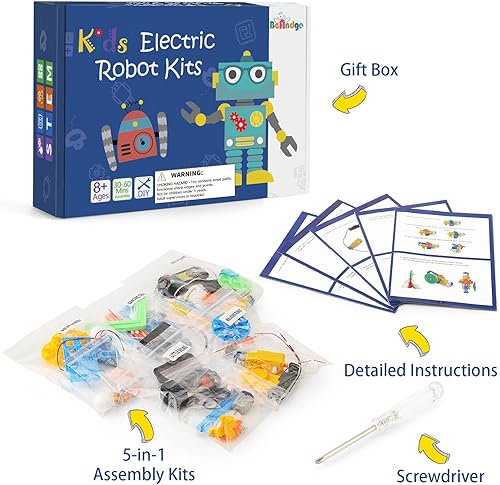 Miniatura 3 de Juguetes STEM para edades de 8 a 13 años, kits de ciencia robótica para niños de 8 a 12 años, kit de construcción de robots para niños de 8 a 10