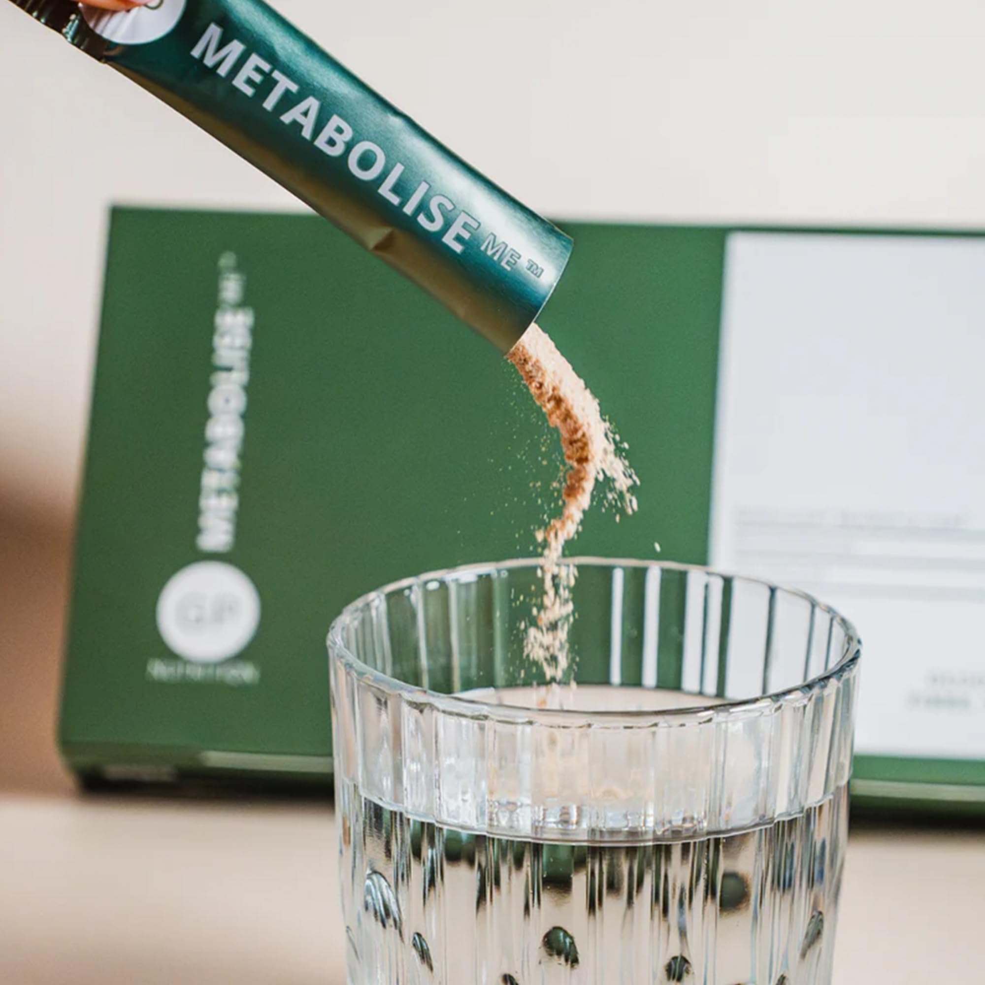 GP Nutrition MetaboliseMe Pulver - Stoffwechsel Komplex mit Chrom, Biotin & Ballaststoffen, lösliches Getränk, tägliche Ergänzung, 28 Sachets, Glucomannan Trinkbeutel mit Inulin