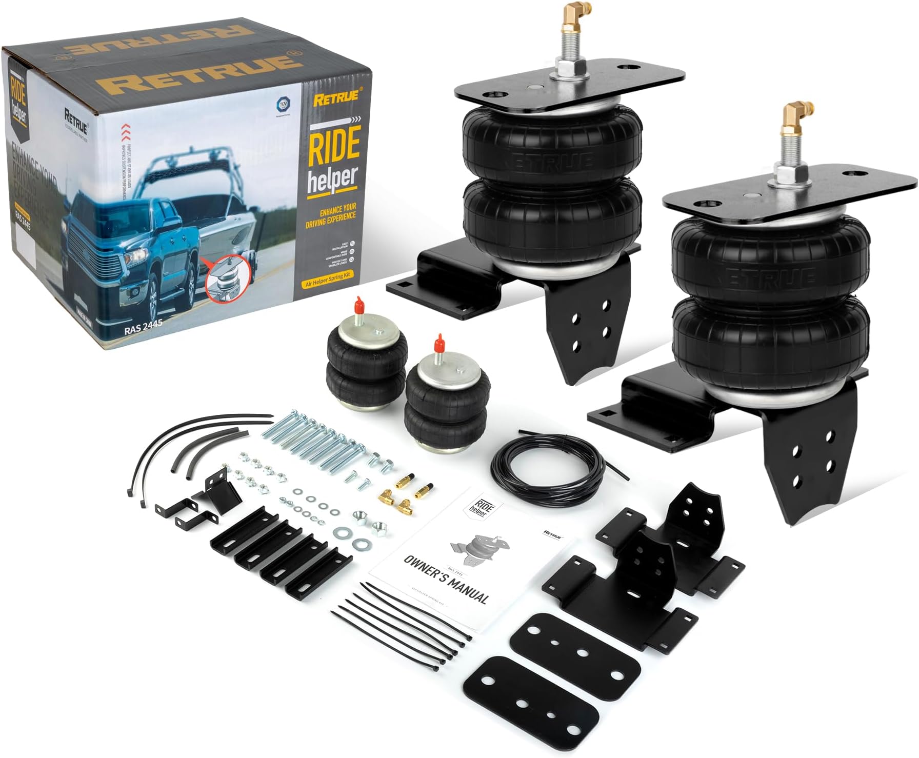 RETRUE Rear Air Bags Suspension Kit for Toyota Tundra 20072021 Truck