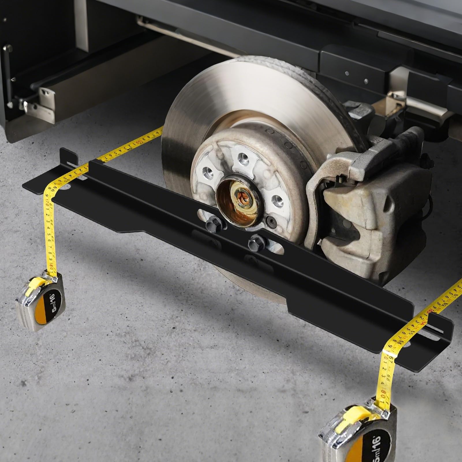 Herramienta de Alineación de Camber Placas de Medición Precisas | Alineador de Convergencia y Divergencia para Mantenimiento de Vehículos y Remolques en Taller