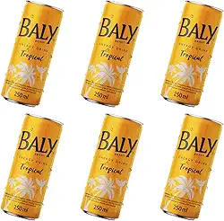 Baly Energético Fruta Tropical 250ml Com 6 unidades