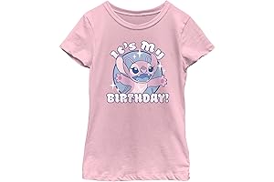 Girls' Lilo & Stitch Angel Birthday Tee