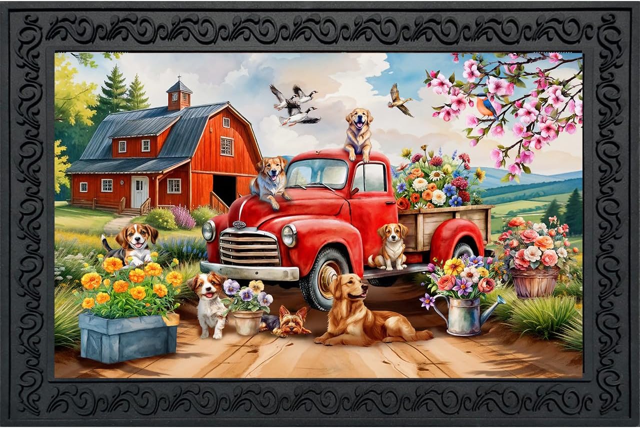 Briarwood Lane Day On The Farm Spring Doormat