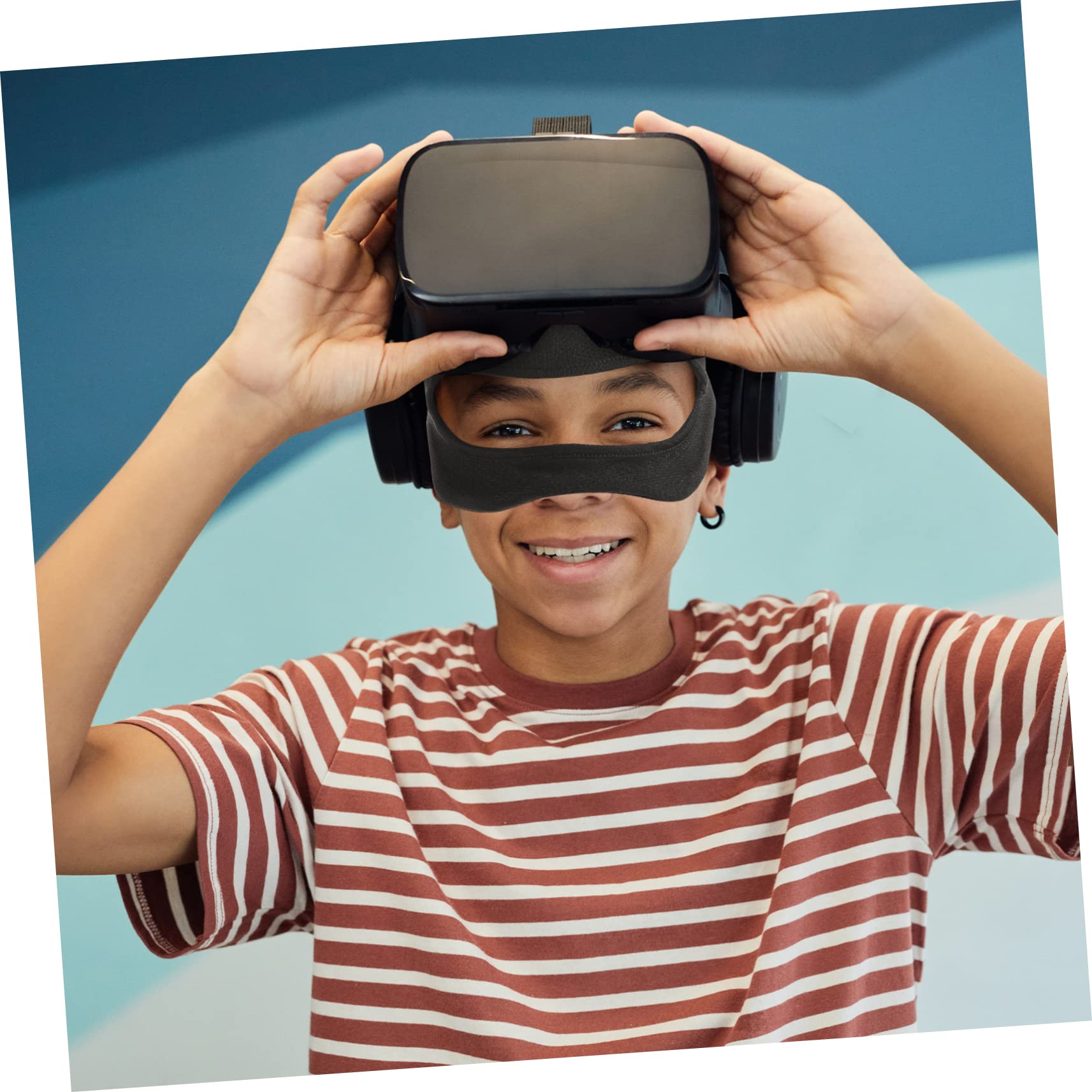Uonlytech 5pezzi Vr Regolabile Traspirante Per Occhi Cover Protettiva Antisudore Per Accessori Vr Comfort e Garantiti
