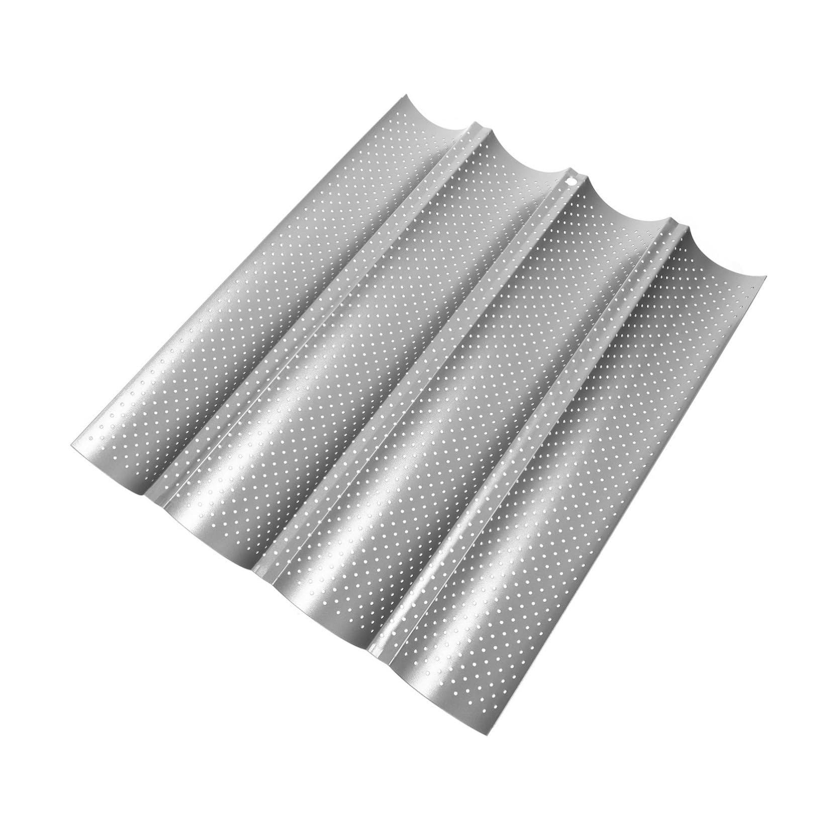 CIYODO Non-stick Four-groove Baking Bread Pan French Bread Baking Tool for Home and Easy to Clean for Artisan and Loaves