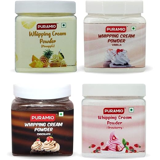 Puramio Whipped Cream Powder Variety Pack 250g