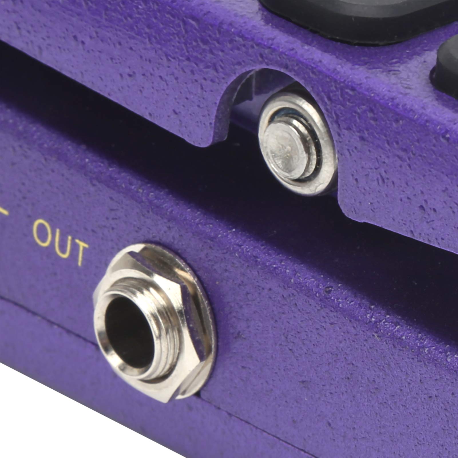 Pedale WahWah Bypass Effetto 2in1 Parti per chitarra elettrica Accessori per strumenti musicali Pedale effetto WahWah di livello professionale con modalità di commutazione (Purple)