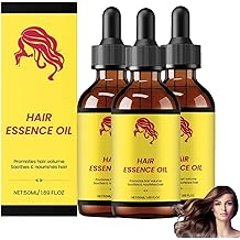 Hair Care Ssence Oil Natural Hair Essence Oil Scalp Oil Natural Hair Growth Oil Promotes Growth Soothes and Nourishes the Scalp Coloured Scalded Care Conditione 50 ml 3 Pieces