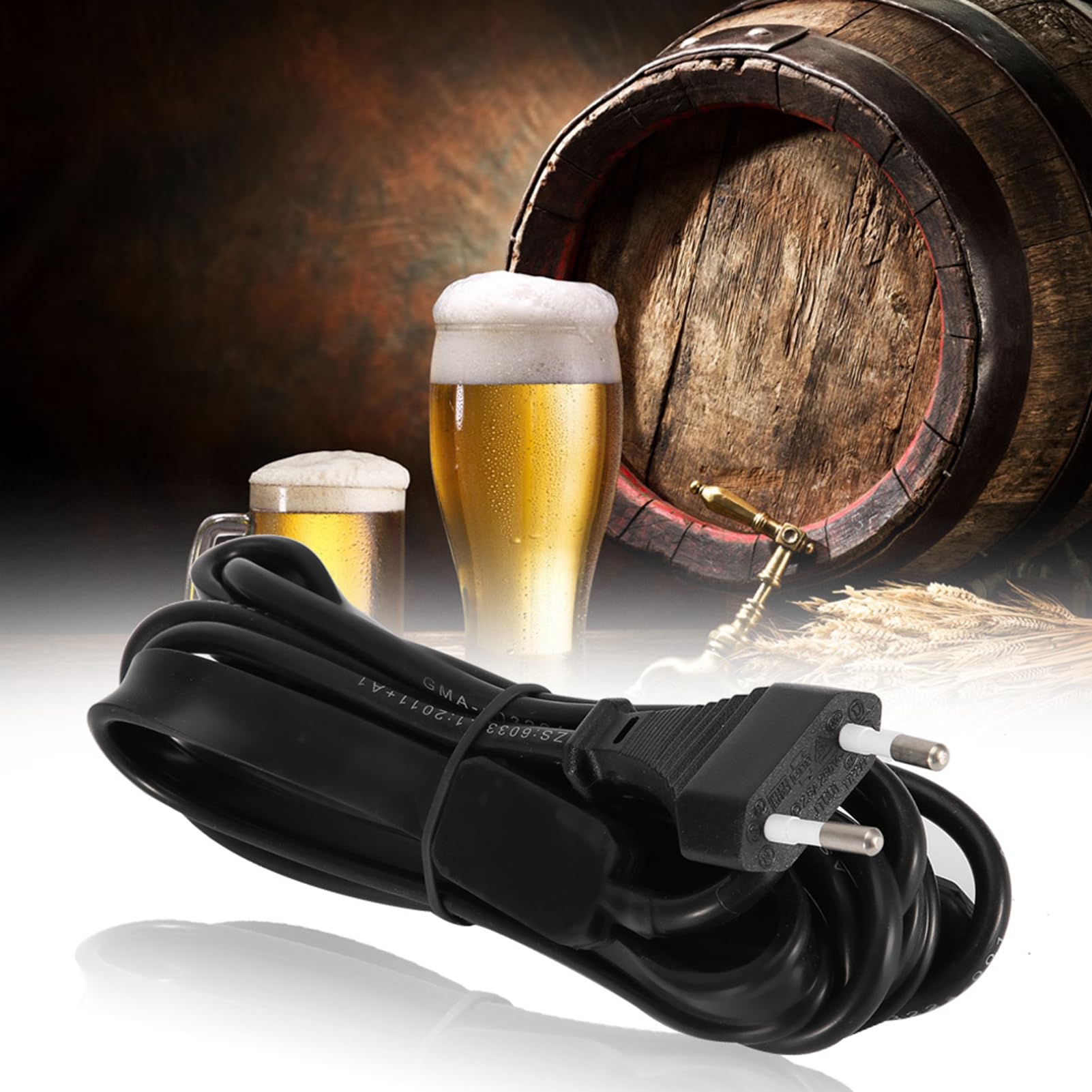 Riscaldamento Cintura casa Brew di Calore Riscaldamento Belt, La Fermentazione È Veloce E Completa, Lunghezza Cavo 2m, 220 V - 250 V Tappetino