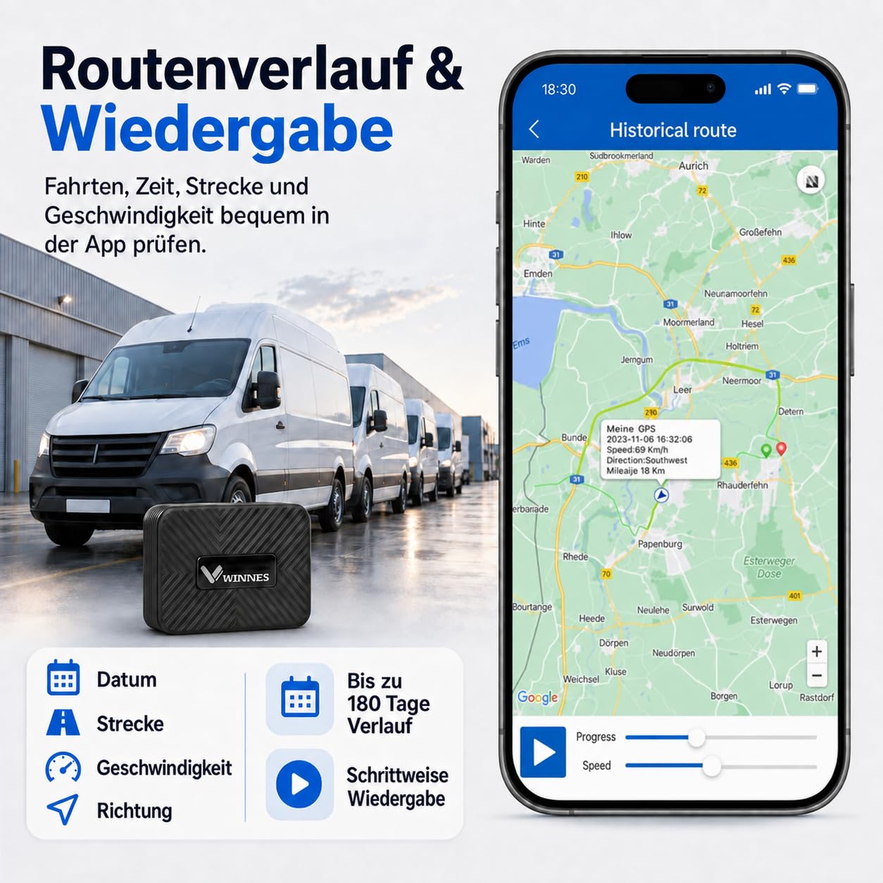 GPS Tracker Auto 4G Mini Magnet Echtzeit Ortungsgerät TK913-4G, Fahrzeug Tracker GPS Locator mit APP SMS Webplattform, Wasserdicht Versteckbar für Auto Motorrad LKW Wohnmobil Anhänger, Diebstahlschutz