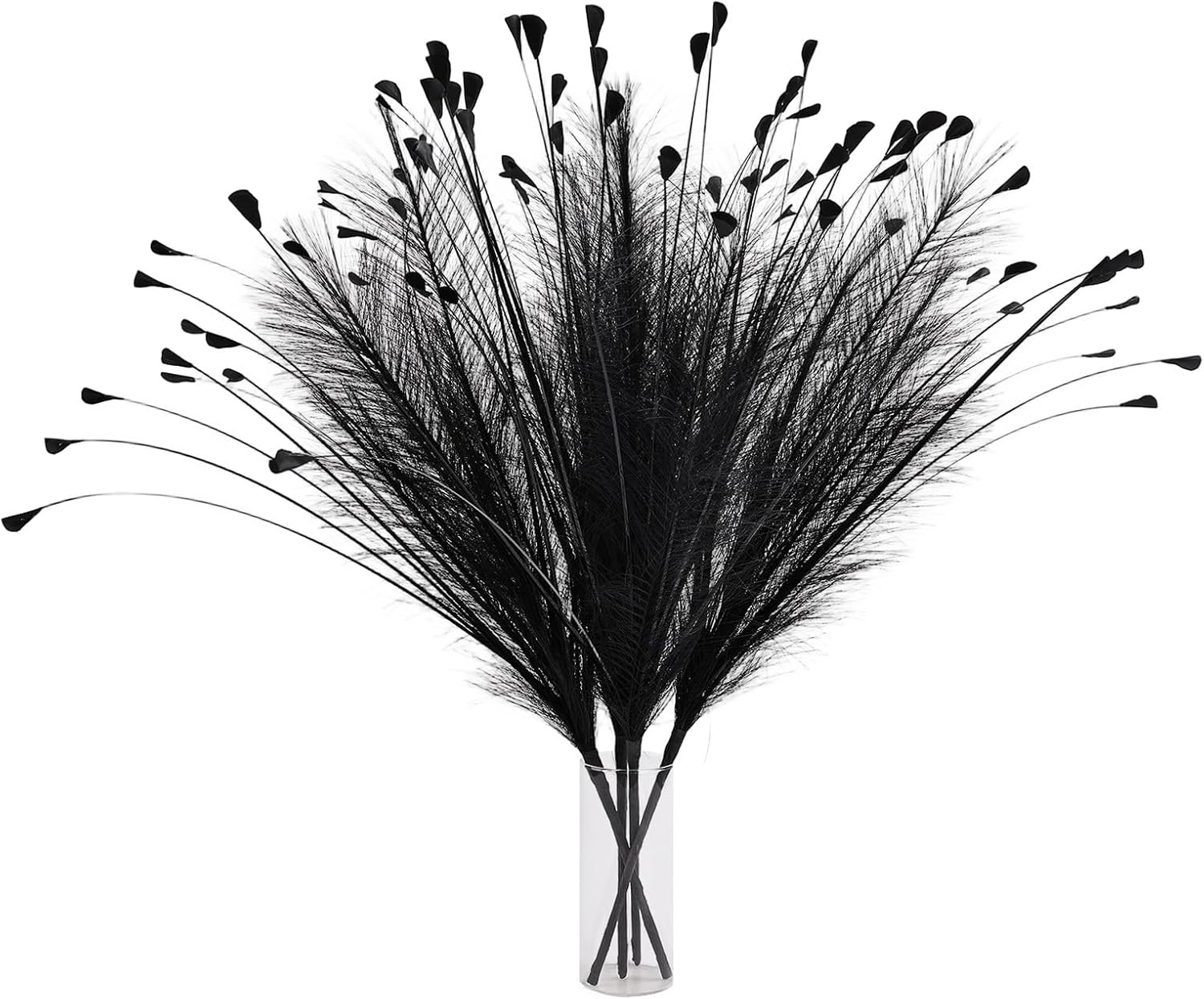 Black Pampas Grass Decor 4pcs 25 Inch Faux Pampas Grass ， Artificial Pampas for Boho Home Decor, Table Decorations ，Wedding Centerpieces & Vase Filler Review – Full Buying Guide (2025) Review USA 2025