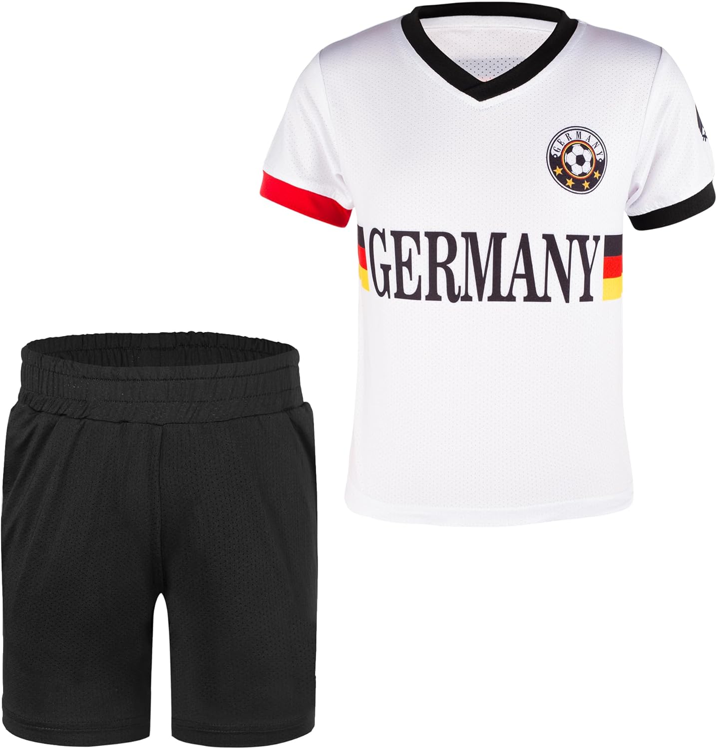 Cnins Kids Soccer Jersey Kit for Boys & Girls - Youth Soccer Football Training Gifts (2T-14Y)