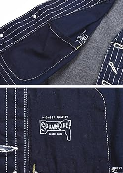 Amazon | [シュガーケーン] ベスト 9oz. ウォバッシュストライプ