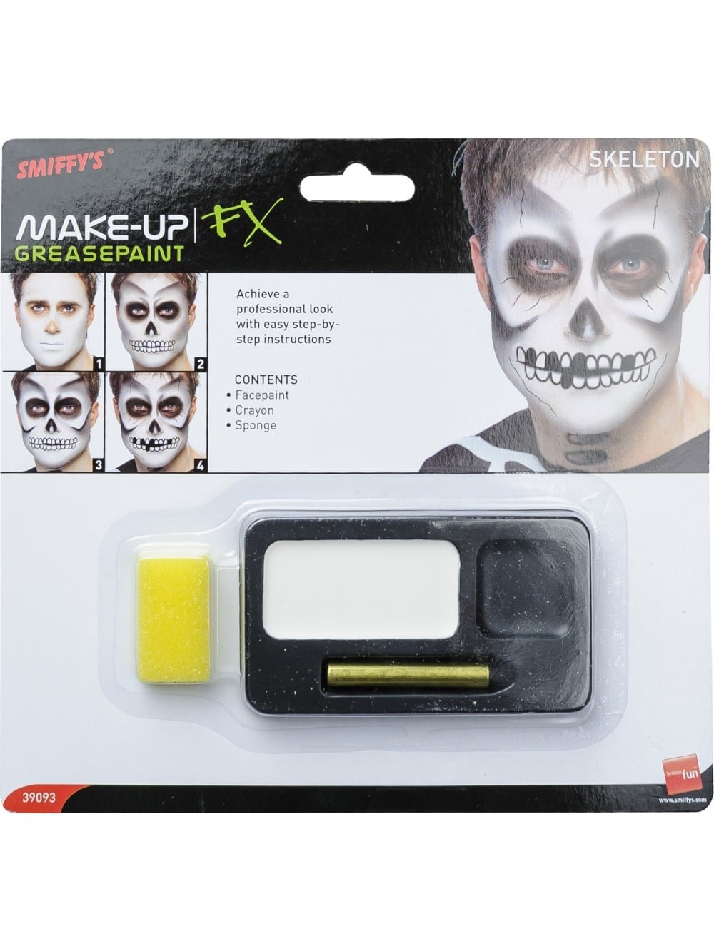 Smiffys Make-Up FX, Skeleton Kit