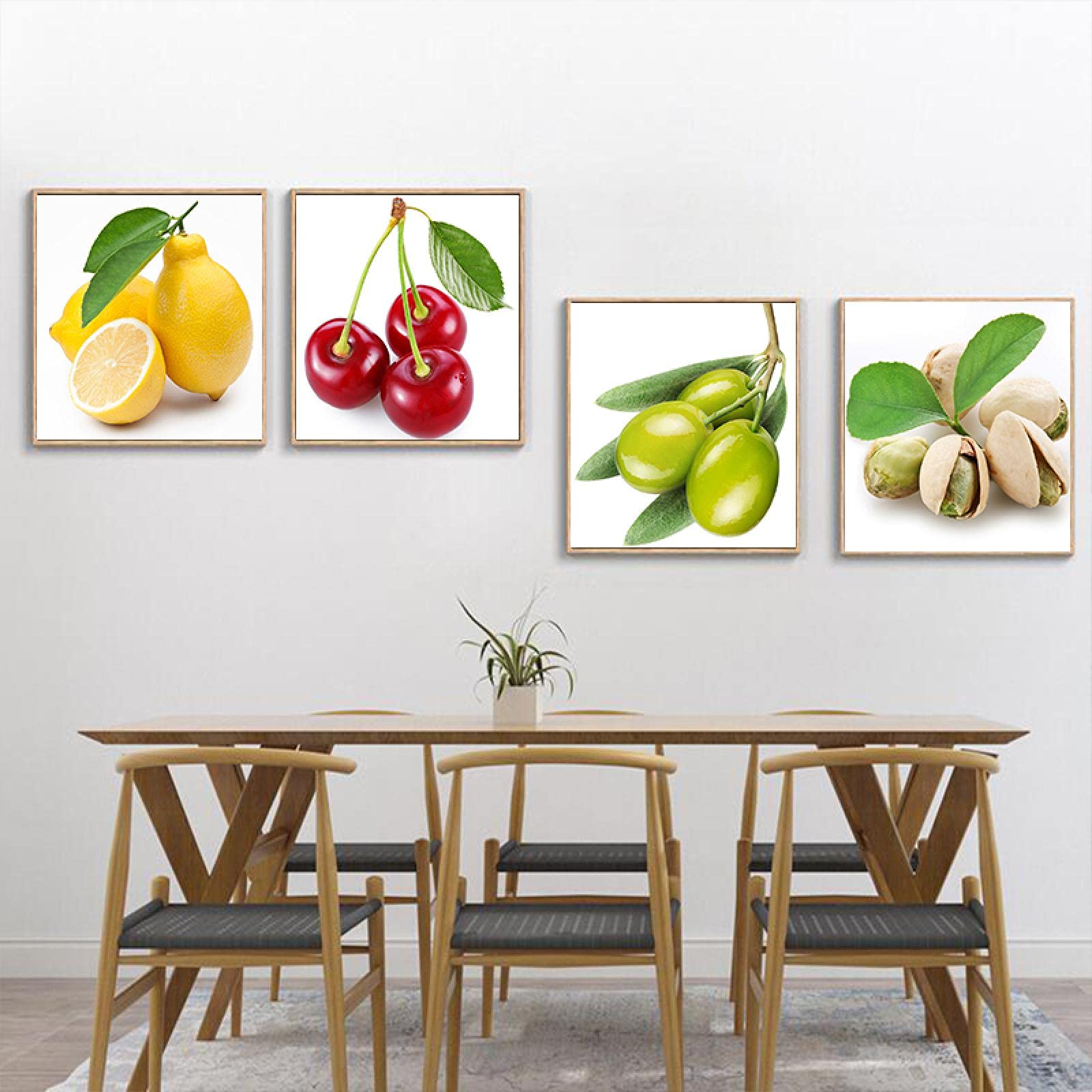 Cadre toile tableau Citron vert fraîcheur - fruit - 40 x 30 cm