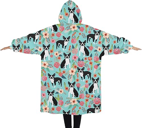 Miniatura 5 de Manta con capucha Sherpa de gran tamaño, sudadera con capucha con bolsillo gigante