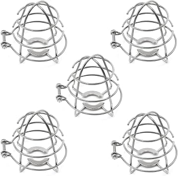 5 Pack 1/2" Fire Sprinkler Head Guard Cage Protector Cover Fire Extinguishing System Sprinkler Protective Bracket
