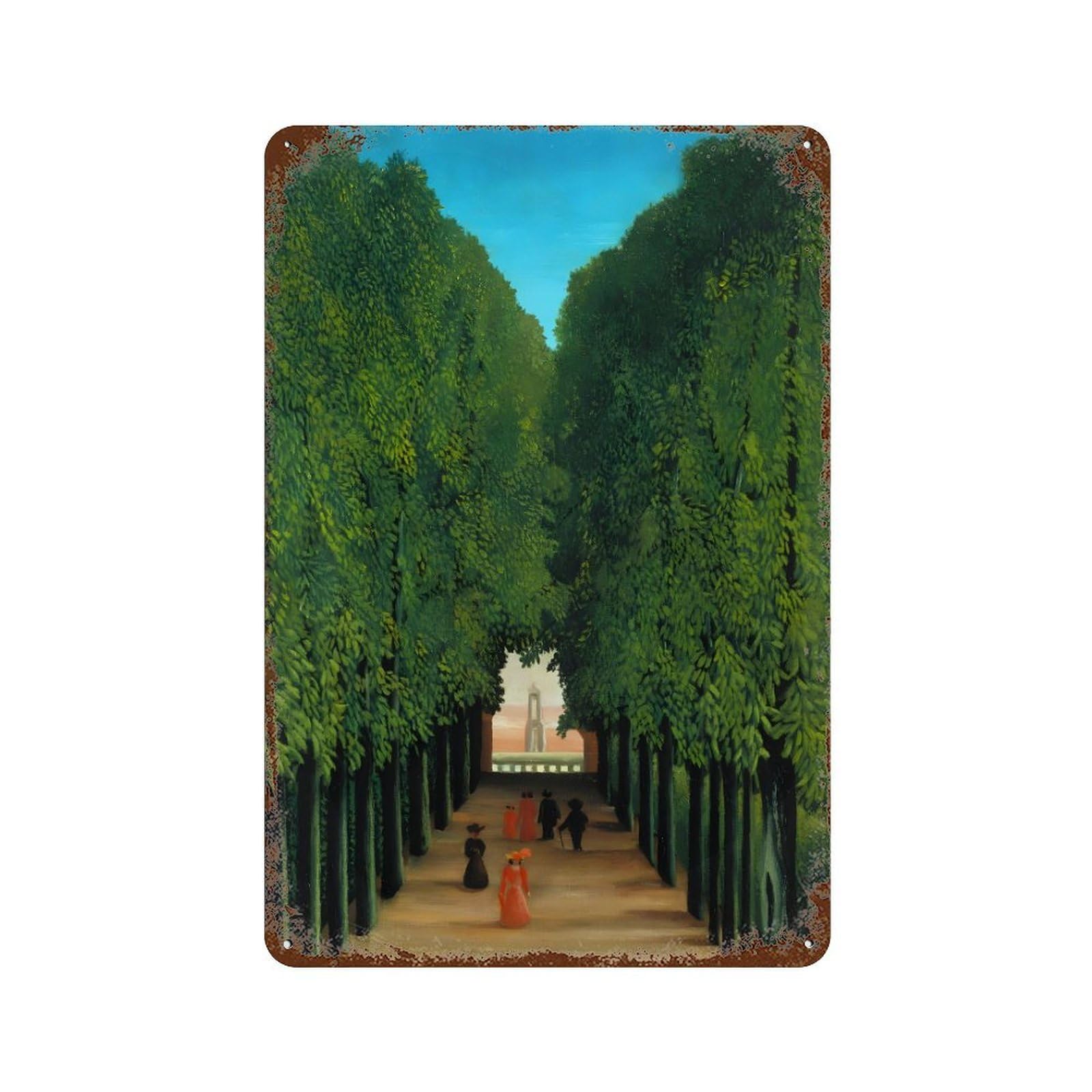 xiaoxiaoshen Henri Rousseau (9) Wall Decor Art Metal Tin Poster Modern Home Decor Art Home Bar Shop Decorations Vintage Sign 30x20cm