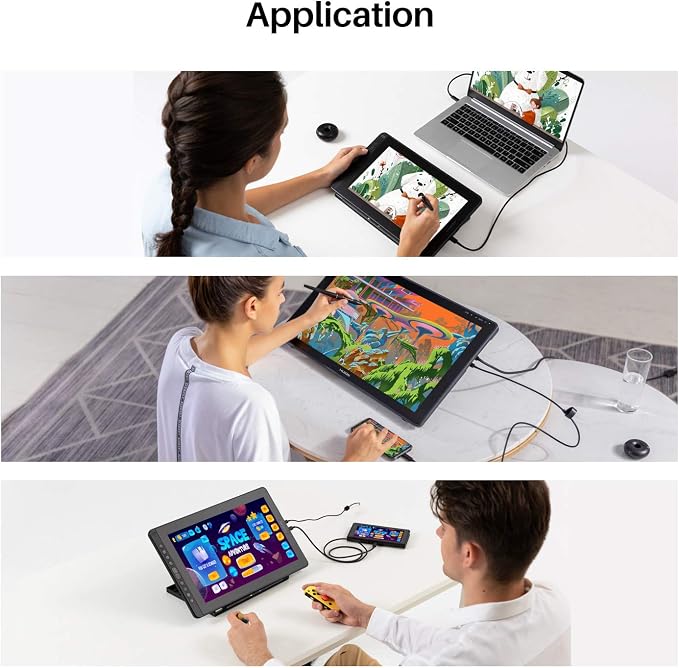 Tableta gráfica Huion Kamvas 13 (Gen 3) SE con pantalla y PenTech 4.0 miniatura 9