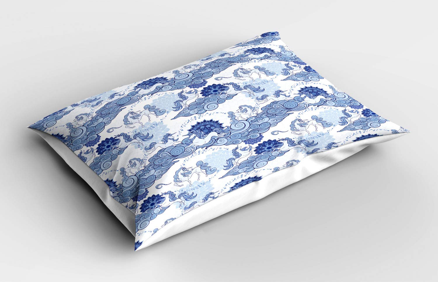 Lunarable Multicolor Ombre Pillow Sham Set of 13504