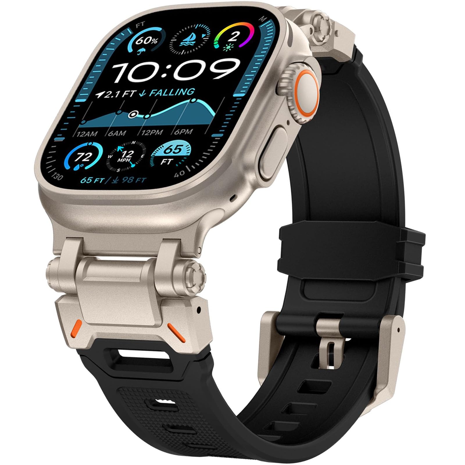 WINGLE Compatible for Apple Watch Strap 49mm 46mm 45mm 44mm 42mm(series 3)