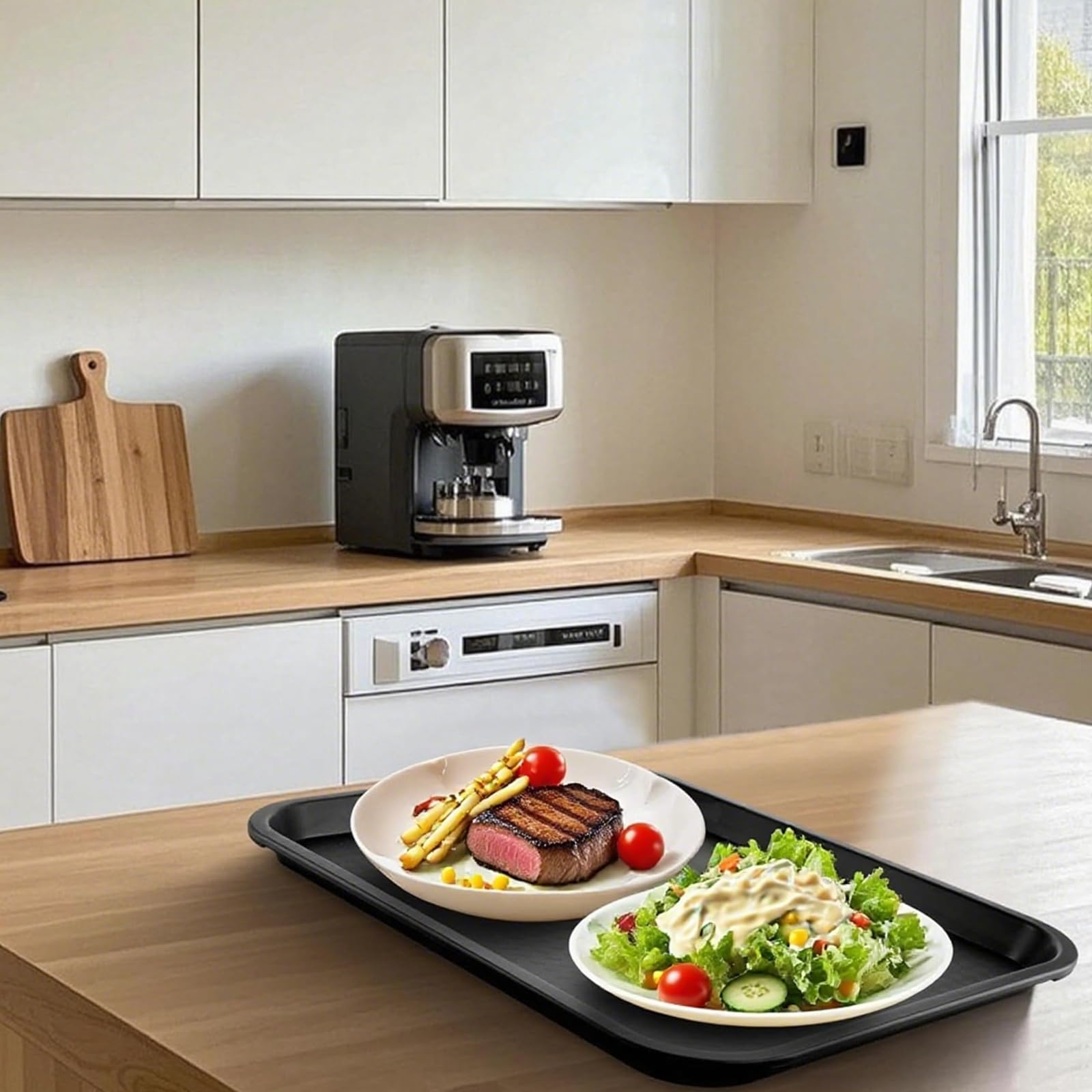 36*27*2 Cm Fast-food-tabletts Mit 24-stücken,serviertabletts Für Restaurants eBa 36*27*2 Cm Fast-food-tabletts Mit 24-stücken,serviertabletts Für Restaurants eBa